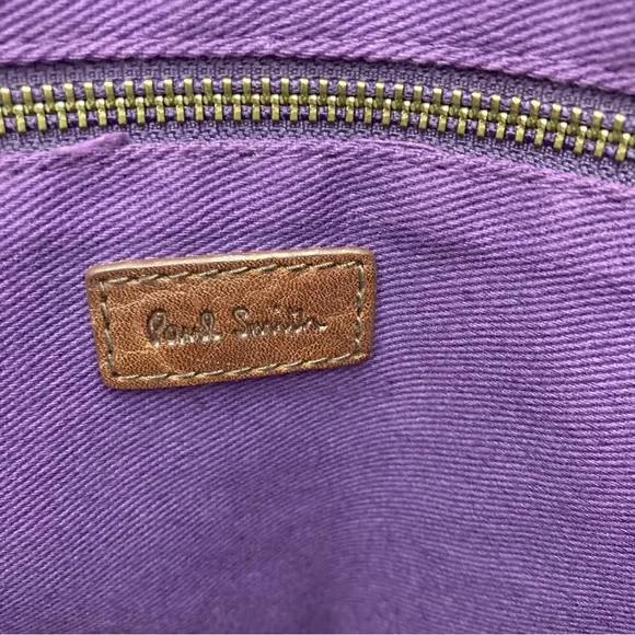 Paul Smith Tan and Brown Canvas Tote Bag - Picture 6 of 13